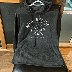 Avila Beach light weight large hoodie